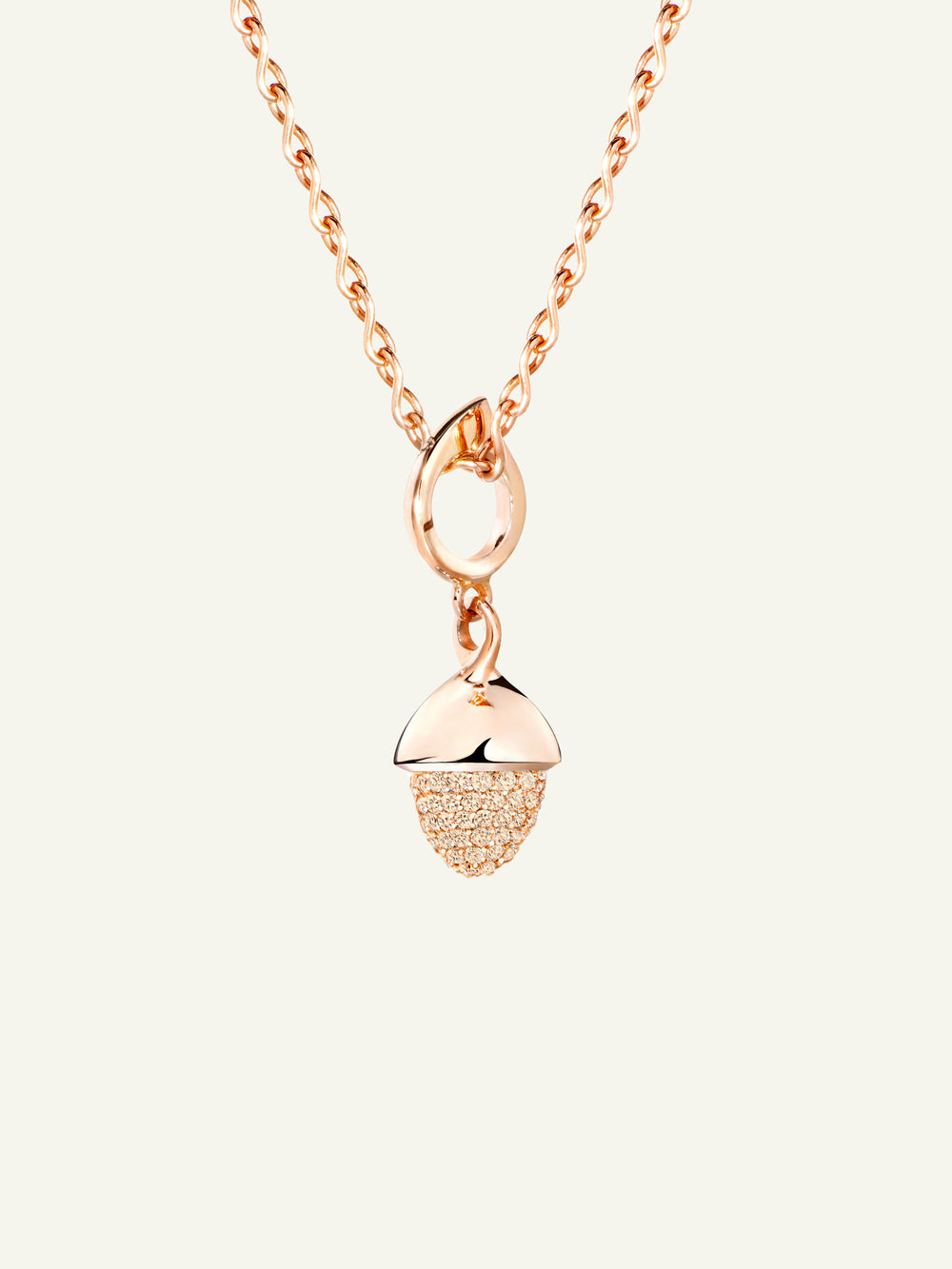 MIKADO Flamenco Pendant with Champagne Diamond PavŽ