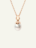 P-PRL-SSP15-p-rg | Pendant Southsea PEARL 15 mm with Diamond Pavé