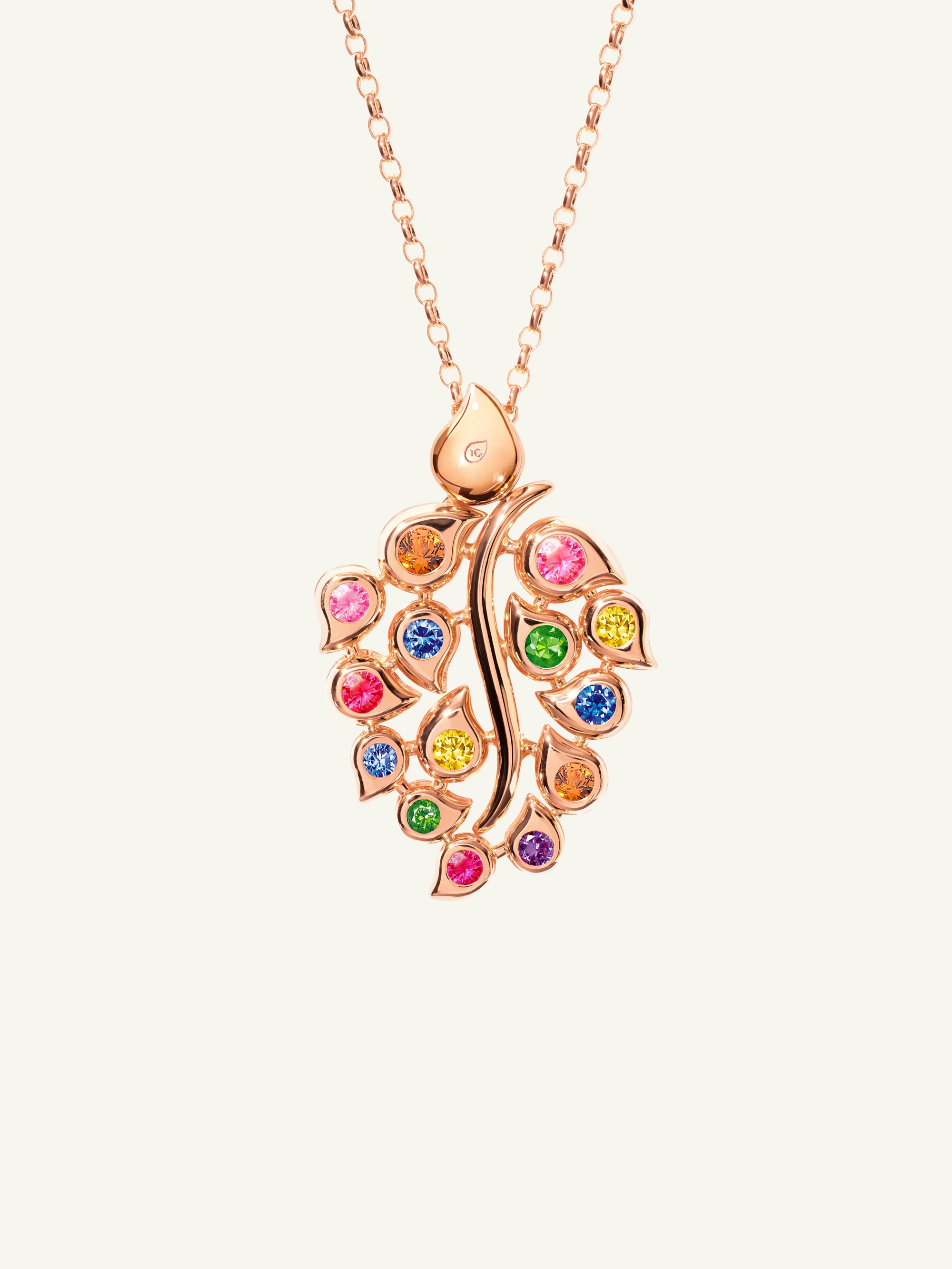 SNOWFLAKES Leaf Pendant in 'Classic' / 'Candy'
