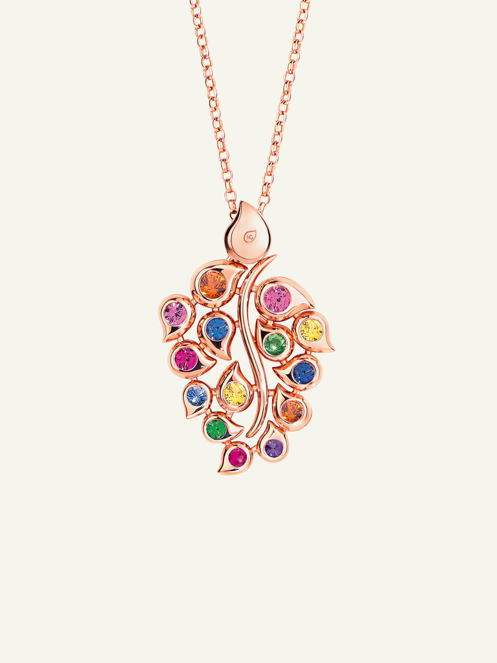 SNOWFLAKES Leaf Pendant in 'Classic' / 'Candy'