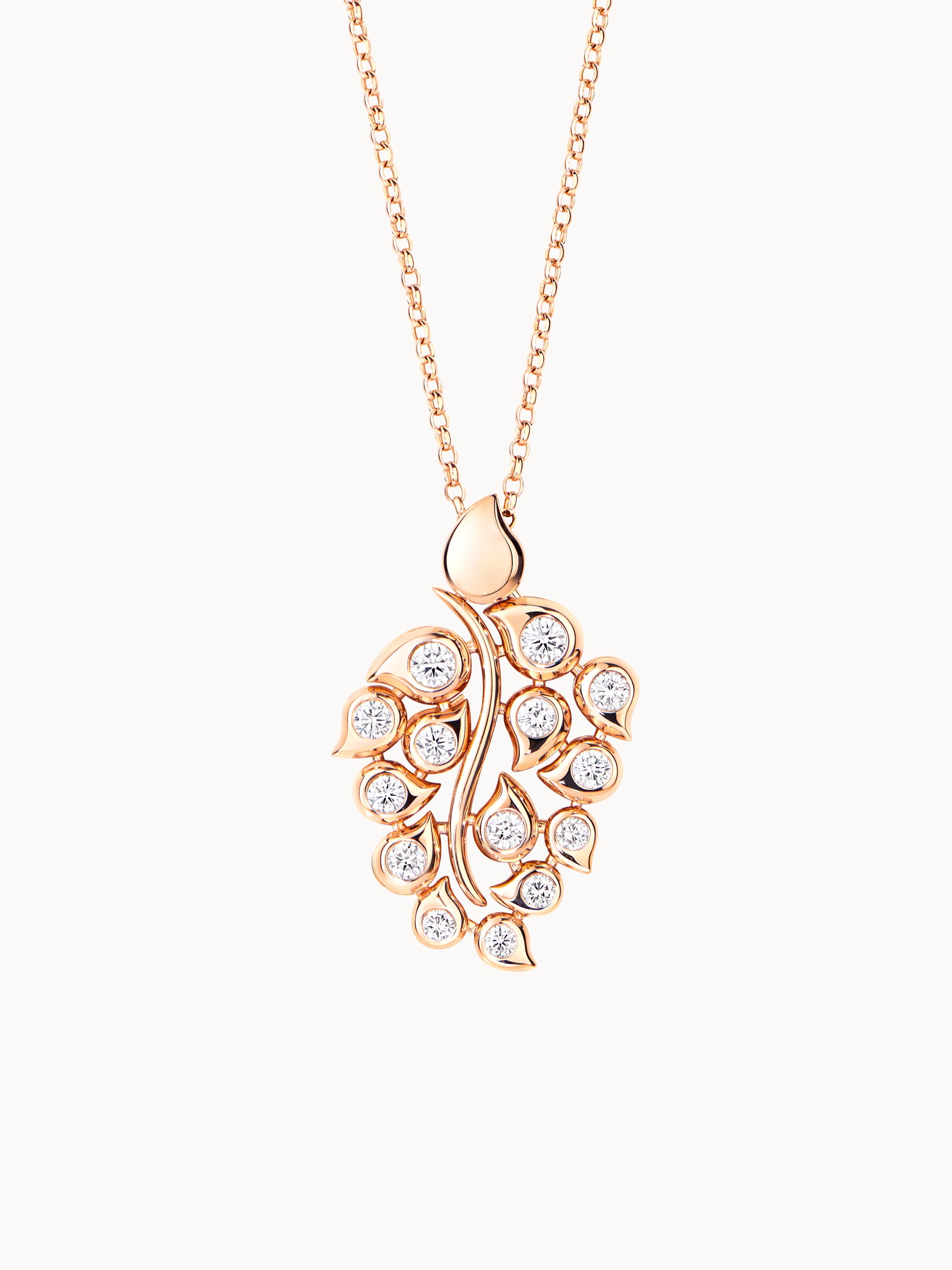 SNOWFLAKES Leaf Pendant in 'Classic' / 'Candy'