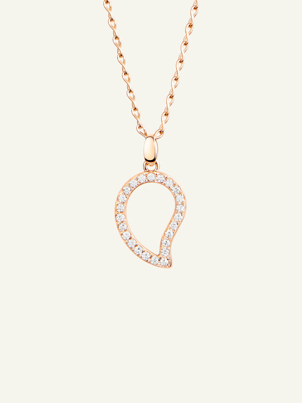 Pendant SIGNATURE large Diamond Pavé with Diamond Pavé