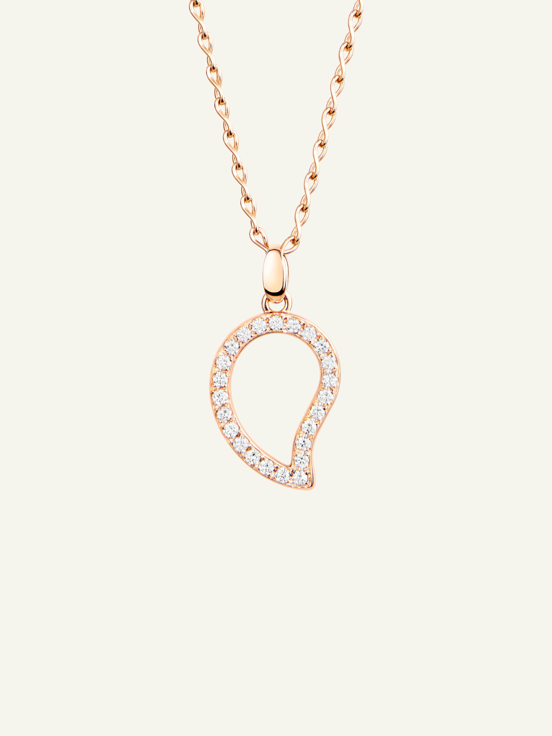 Pendant SIGNATURE large Diamond Pavé mit Diamant Pavé