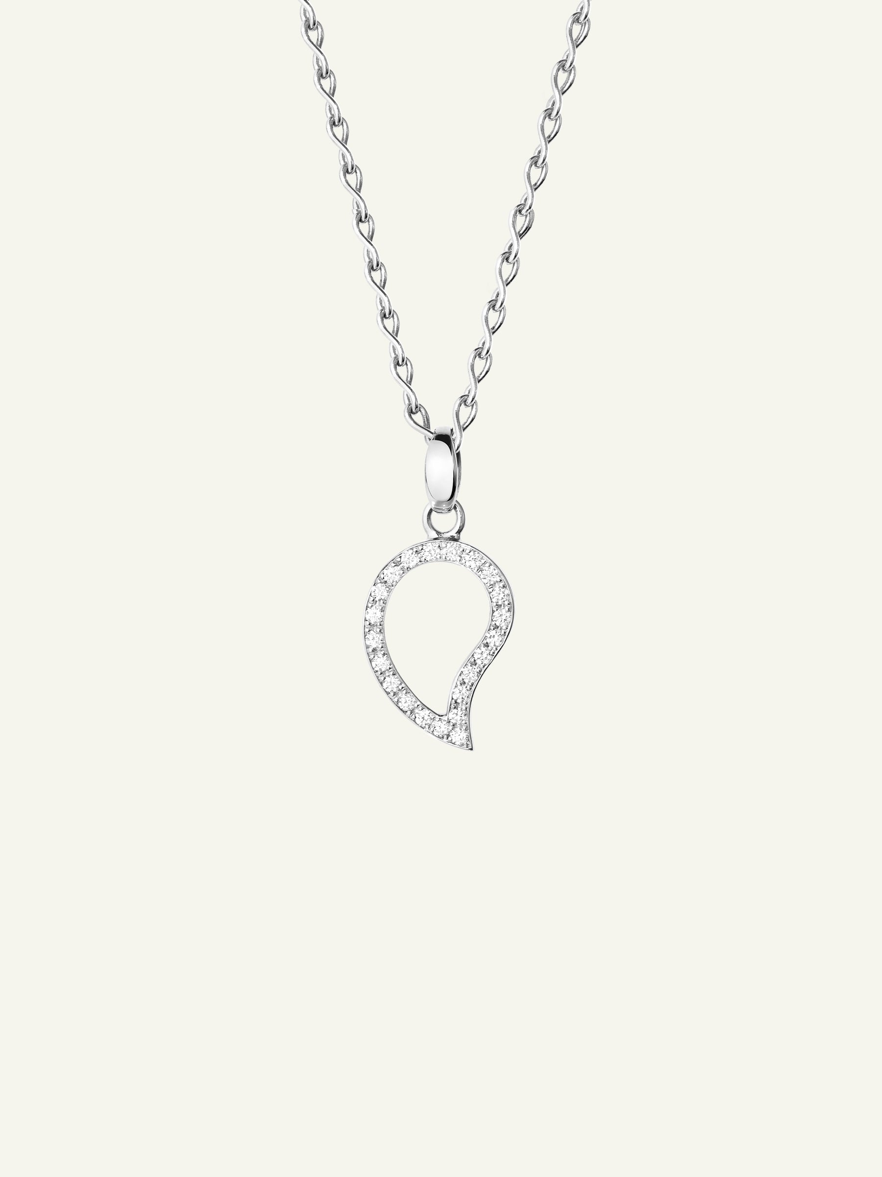 Pendant SIGNATURE small Diamond Pavé with Diamond Pavé