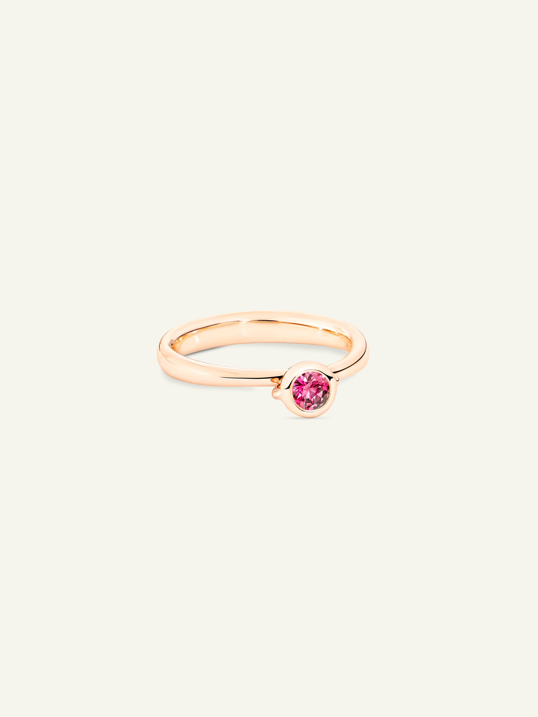 BOUTON Solitaire Ring with Pink Spinel