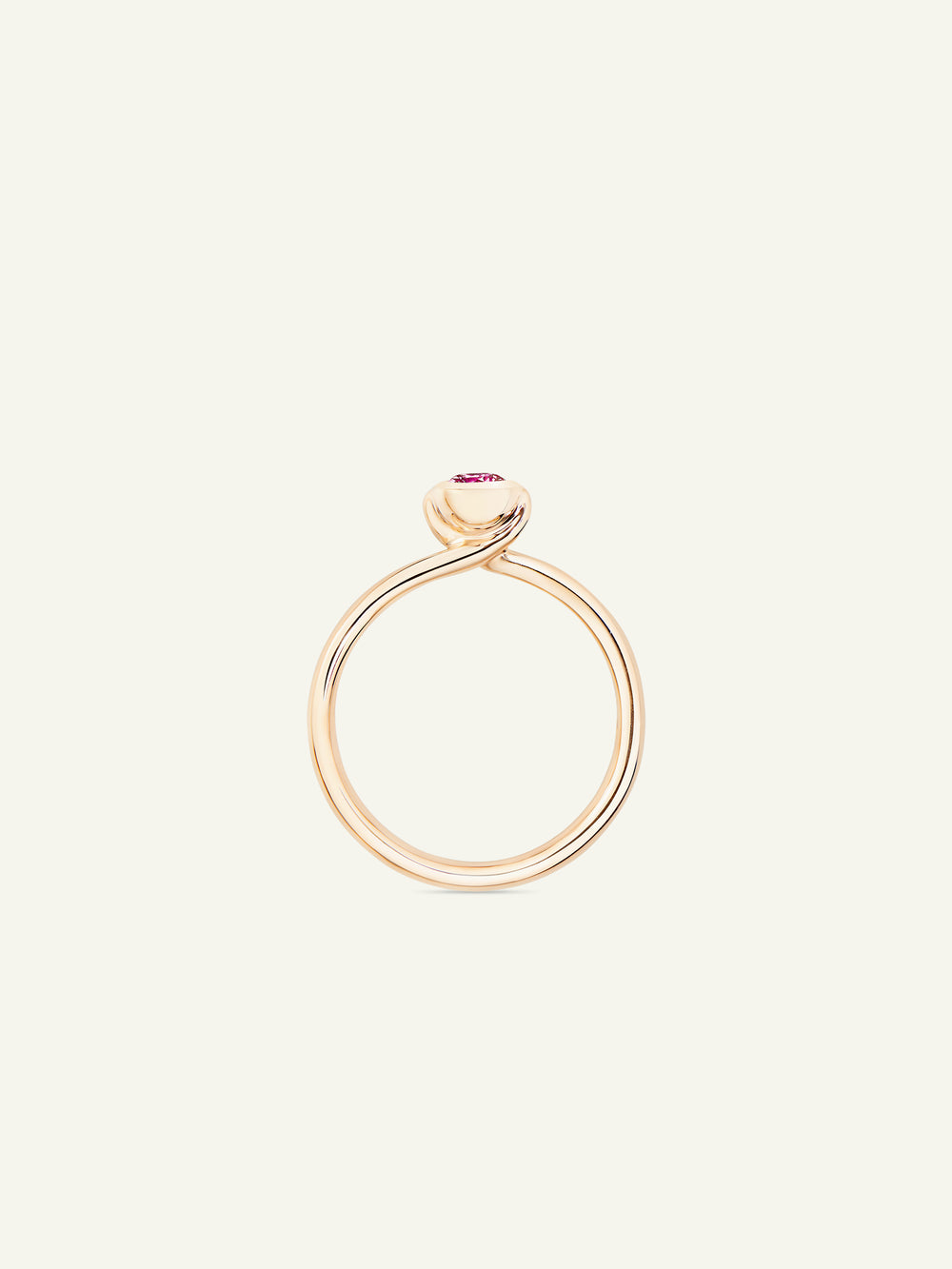 BOUTON Solitaire Ring with Pink Spinel