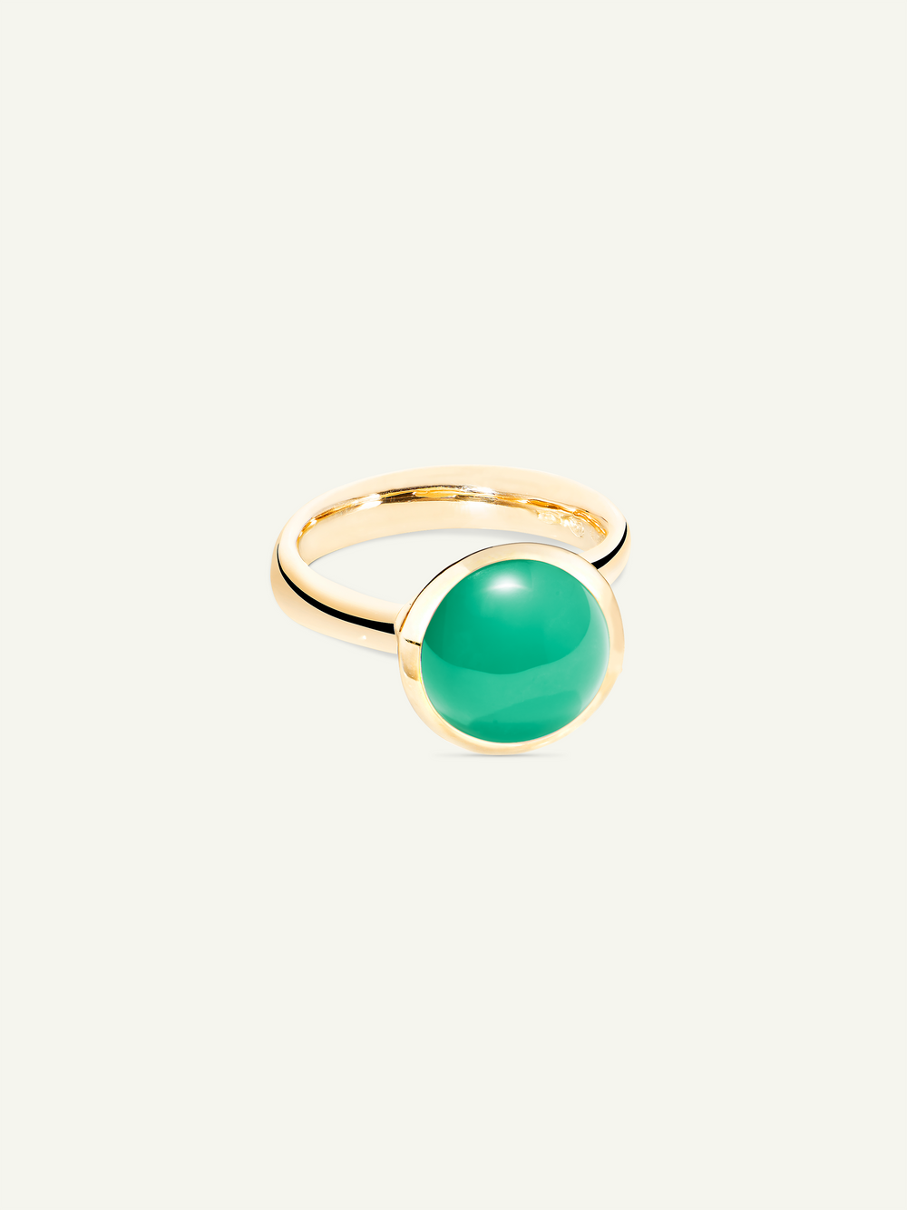 Ring BOUTON large Chrysoprase Chrysoprase