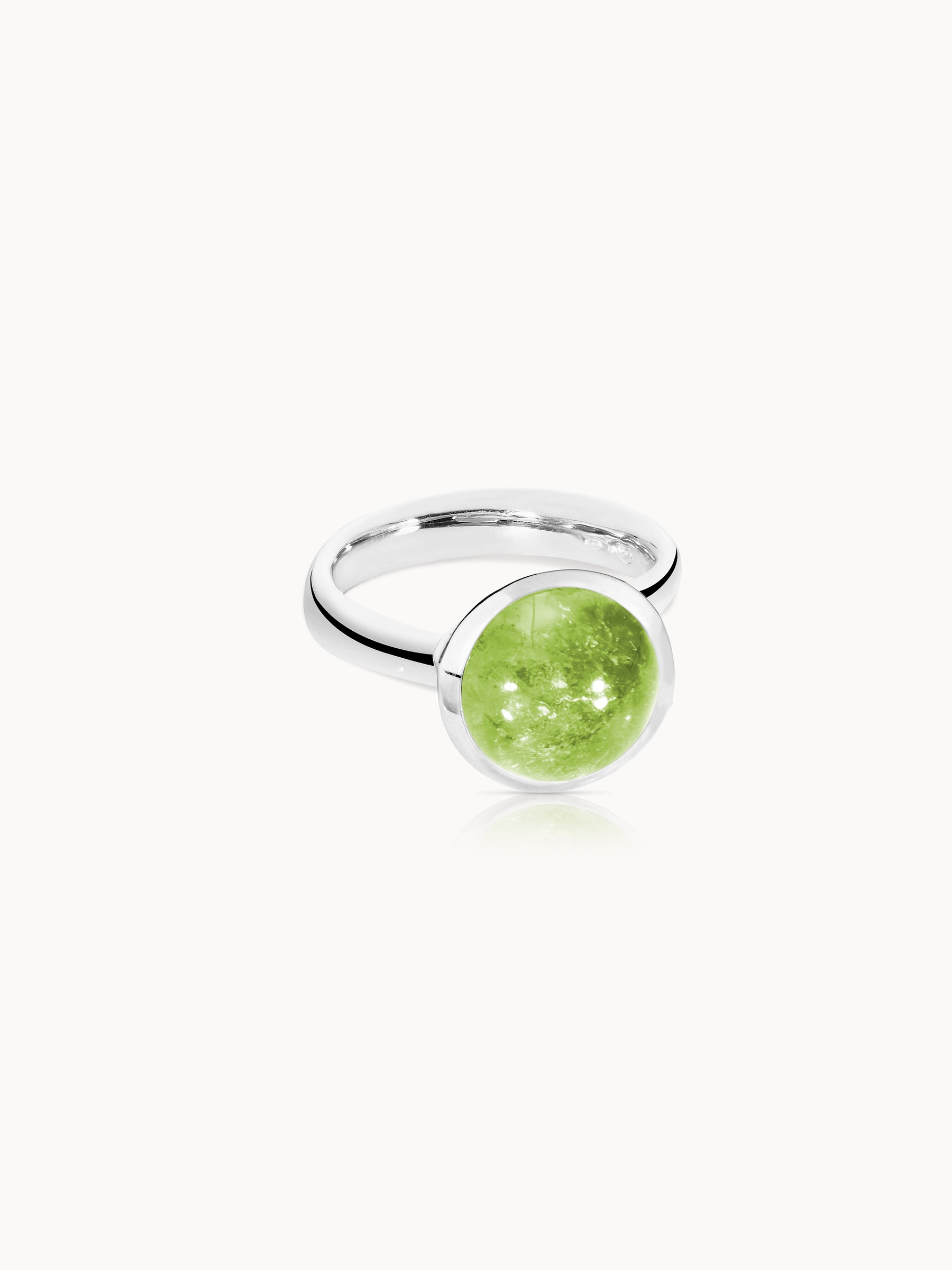 BOUTON Large Ring mit Peridot