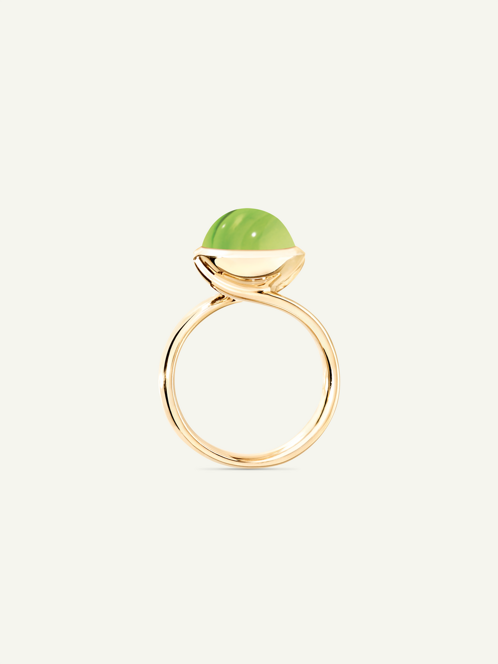 Ring BOUTON large Peridot 