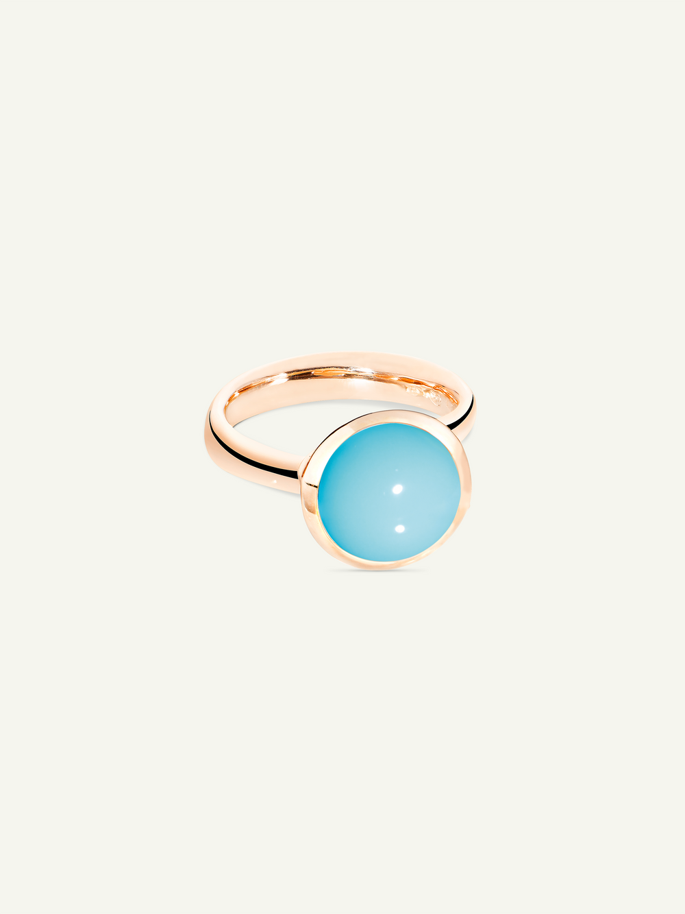Ring BOUTON large Turquoise Turquoise