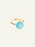 Ring BOUTON large Turquoise