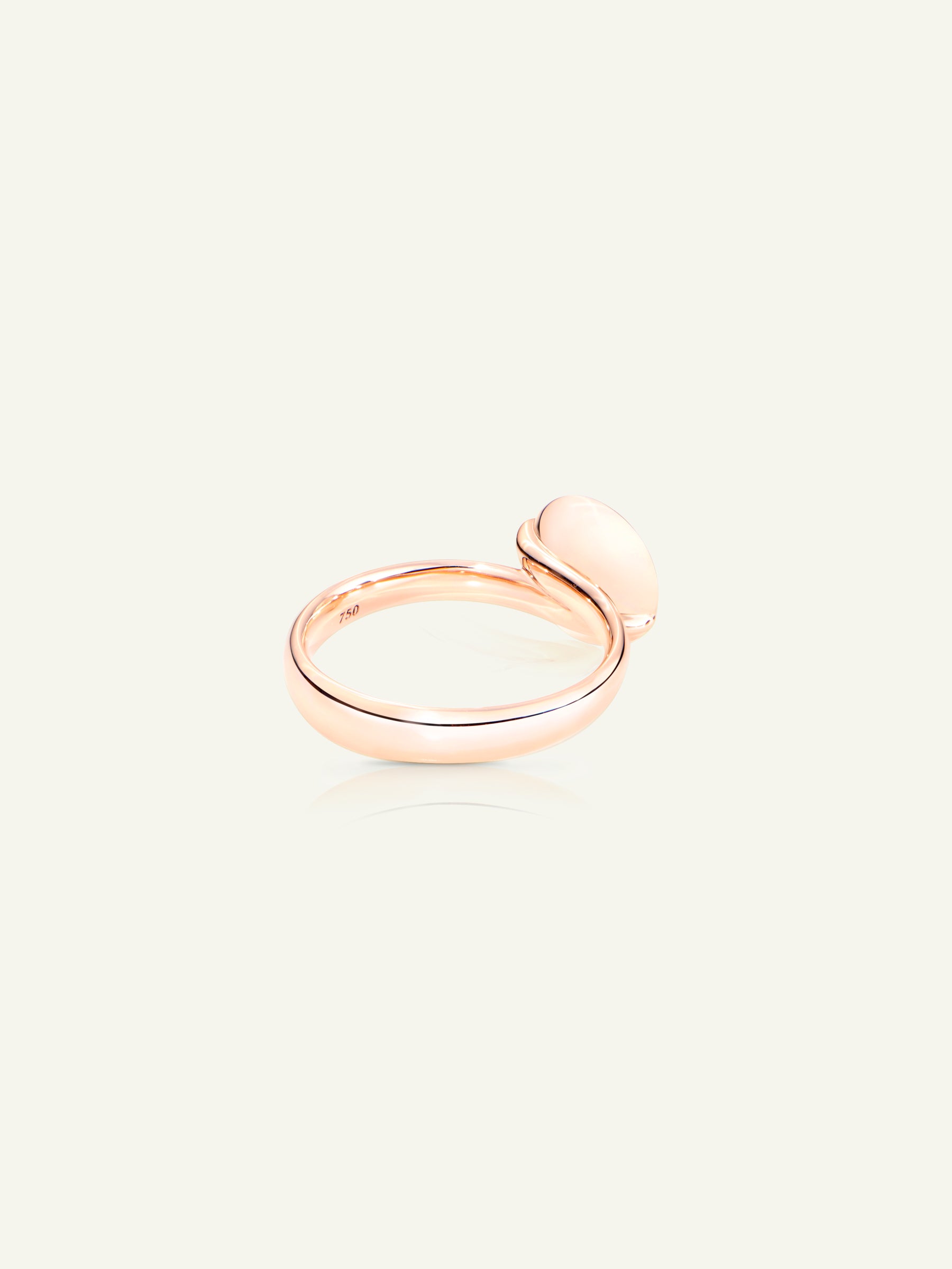 BOUTON Small Ring with Chrysoprase