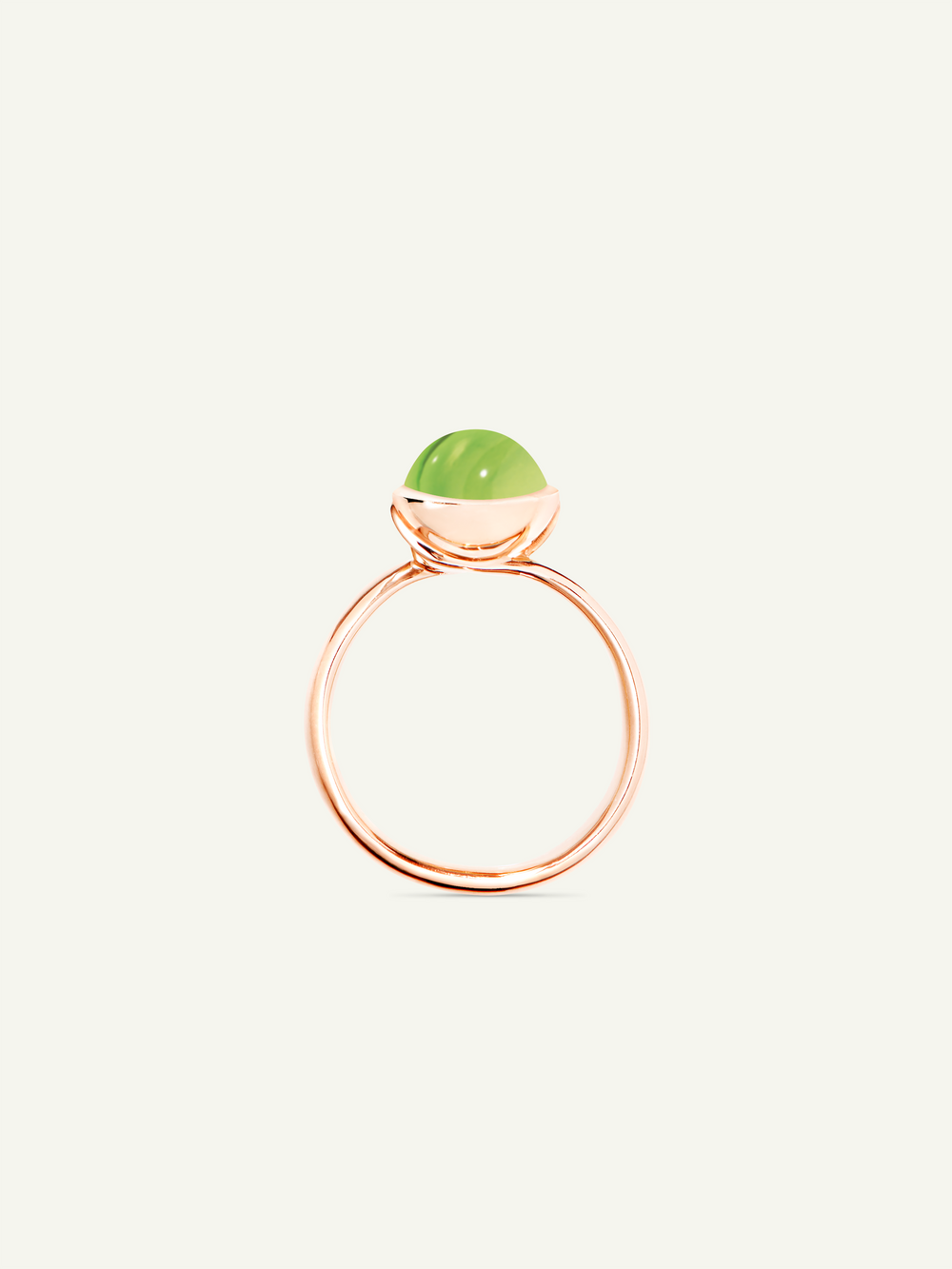 Ring BOUTON small Peridot Peridot