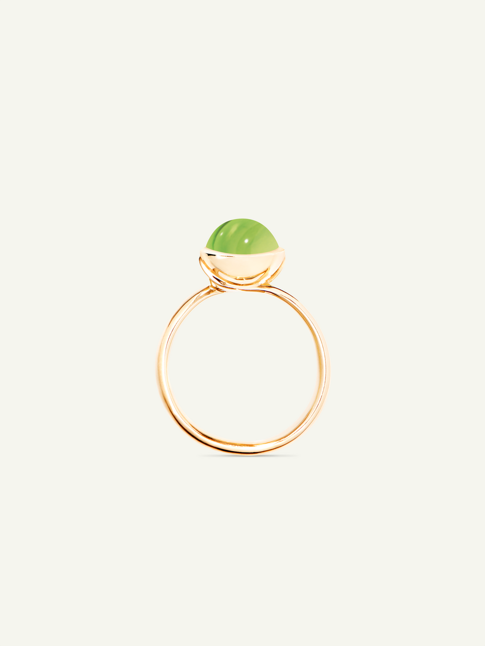 Ring BOUTON small Peridot Peridot