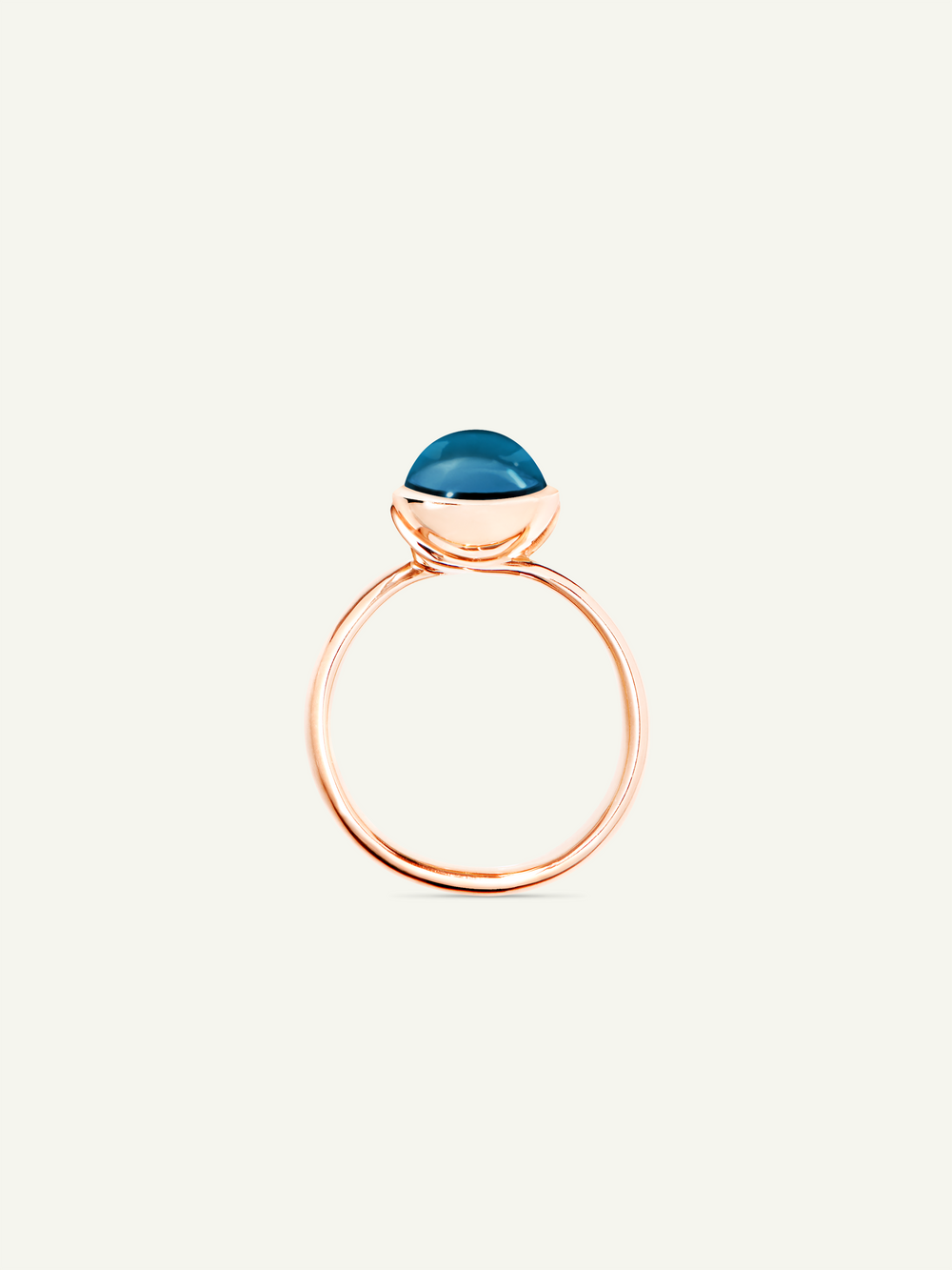 Ring BOUTON small London Topaz London Topaz