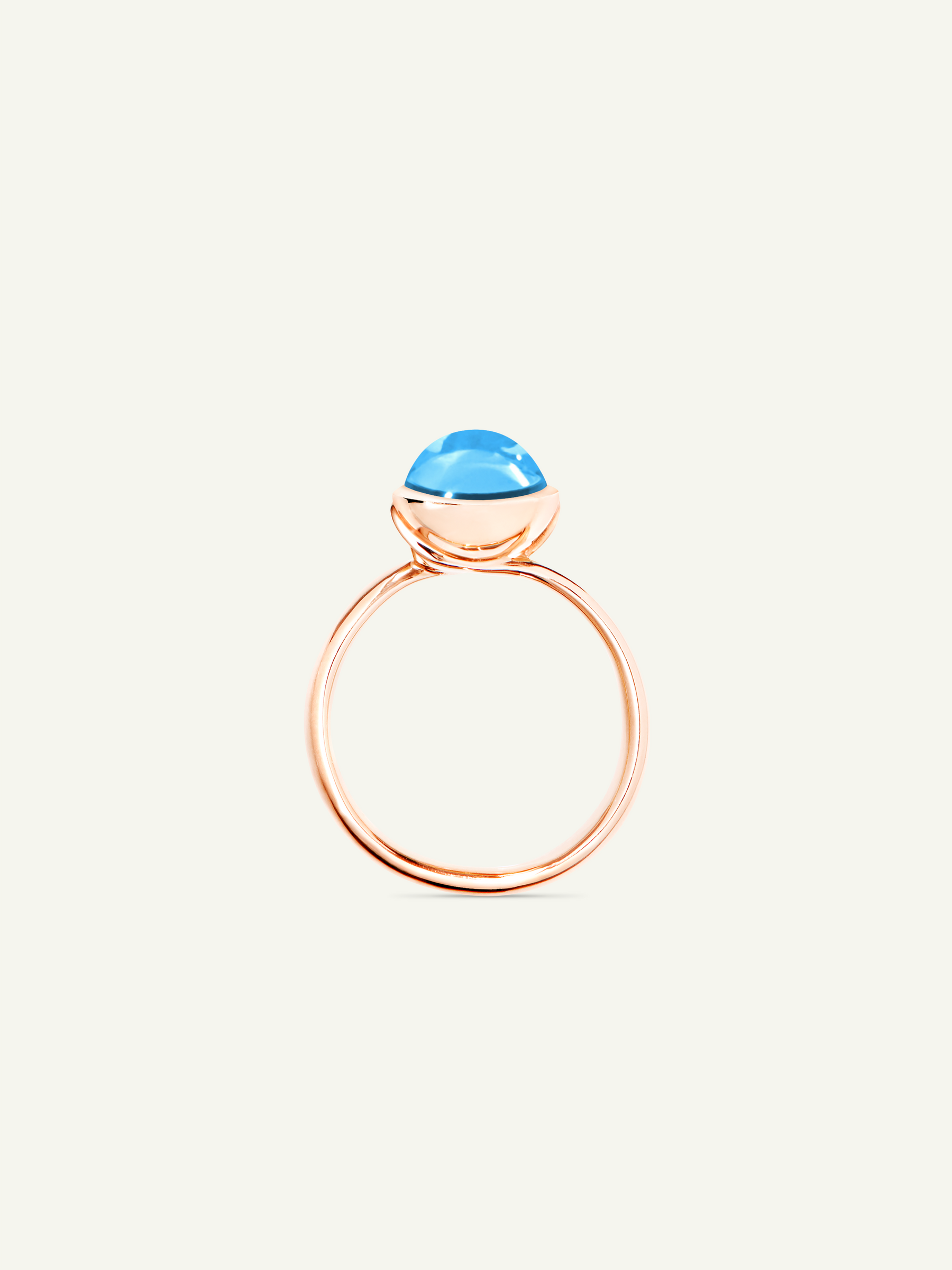Ring BOUTON small Swiss Topaz Swiss Topaz