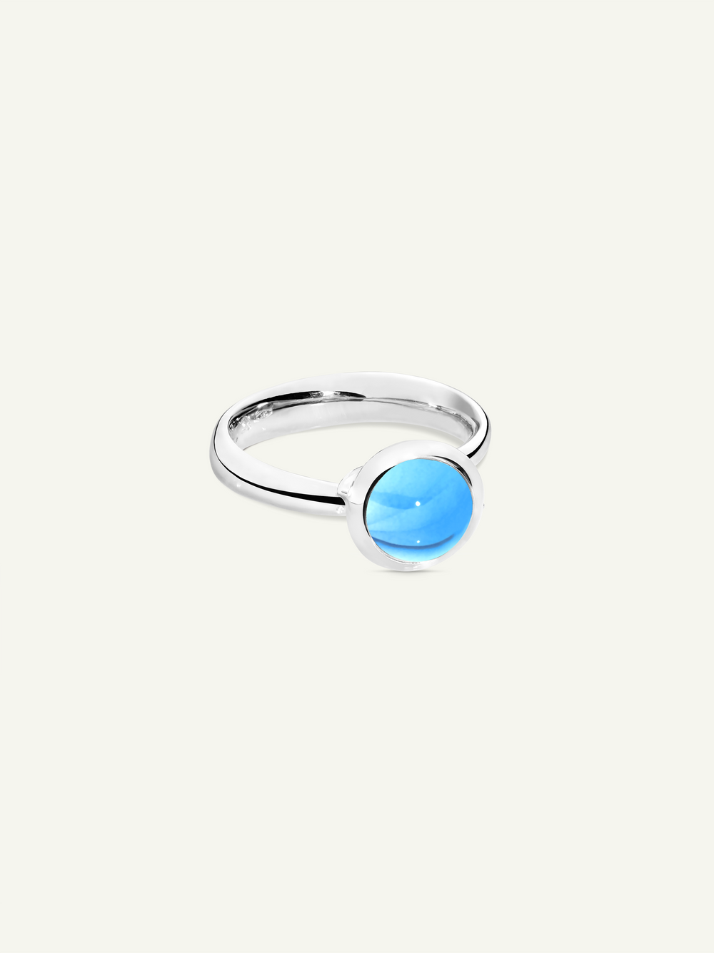 Ring BOUTON small Swiss Topaz Swiss Topaz