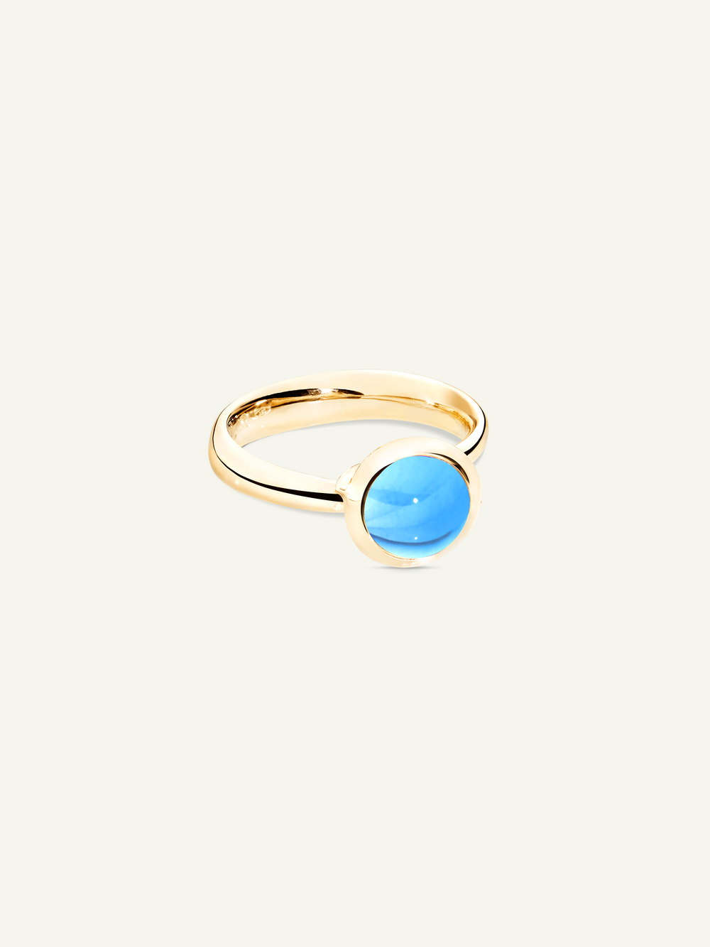 Ring BOUTON small Swiss Topaz Swiss Topaz