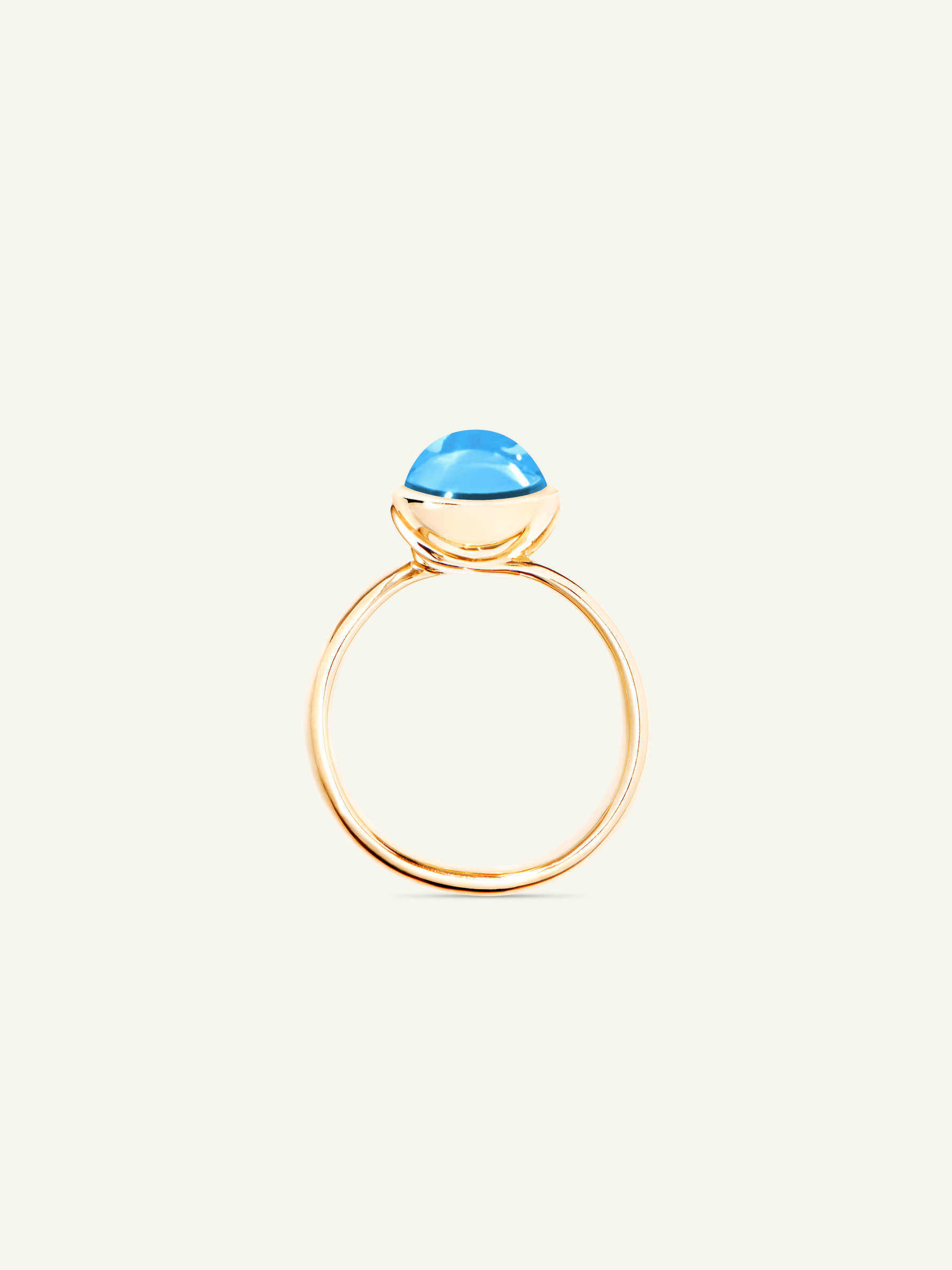Ring BOUTON small Swiss Topaz Swiss Topaz