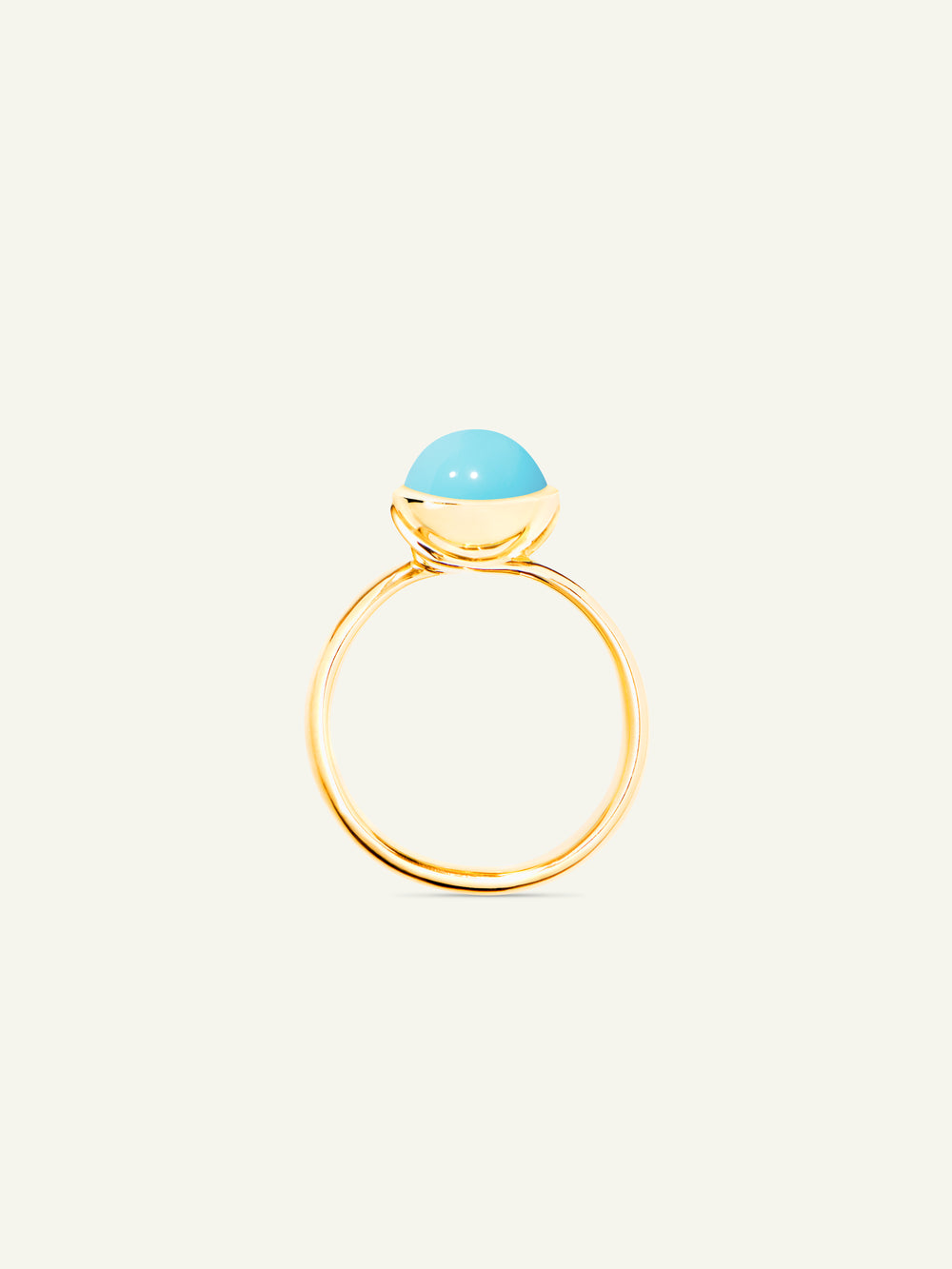 Ring BOUTON small Turquoise Turquoise