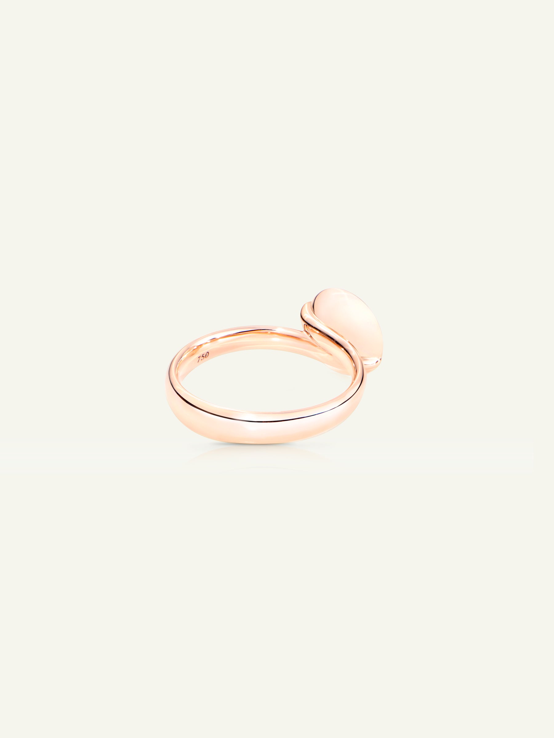 Ring BOUTON small Diamond Pavé with Diamond Pavé