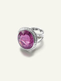 CUSHION Ring mit Violettem Turmalin