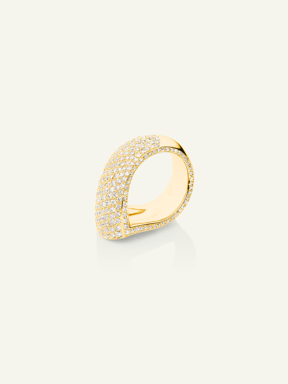 SIGNATURE Ring Drop Diamond Pavé with Diamond Pavé