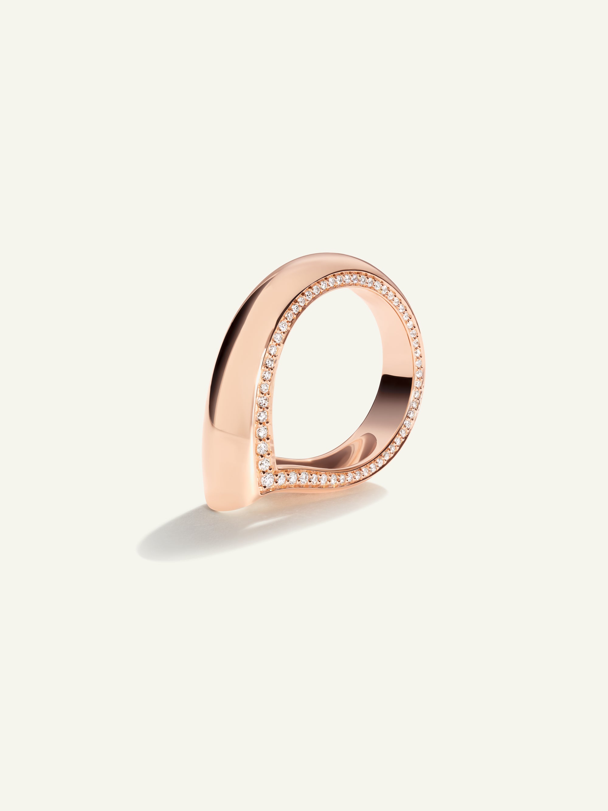 R-Dr-s-pl-rg | Ring SIGNATURE Drop small Diamond Pavé