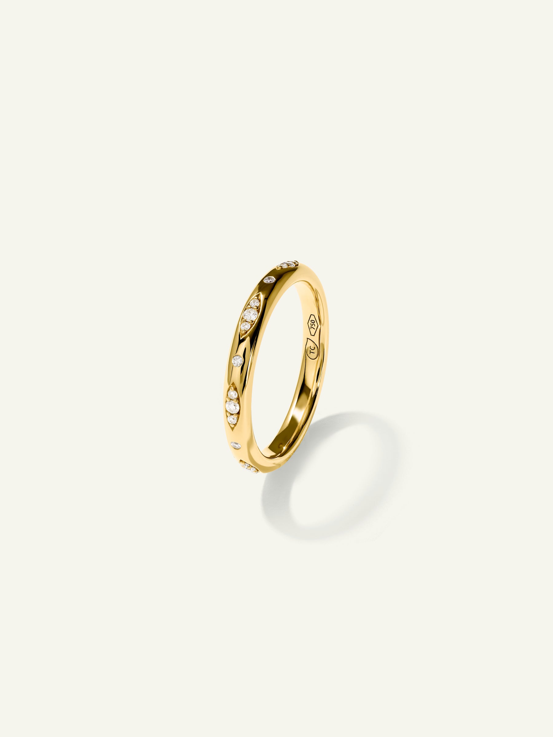 GYPSY Band Ring in 'Classic' Pavé
