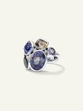 JULIA Ring with Fancy Tanzanites