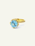 R-TUL-Aqua3-p-yg | TULIP Ring with Aquamarine