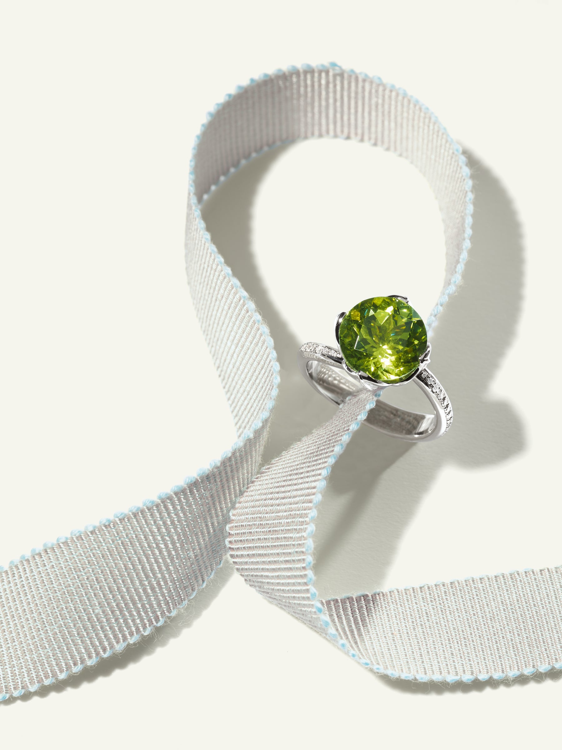 Ring TULIP Tourmaline mint Mint Turmalin