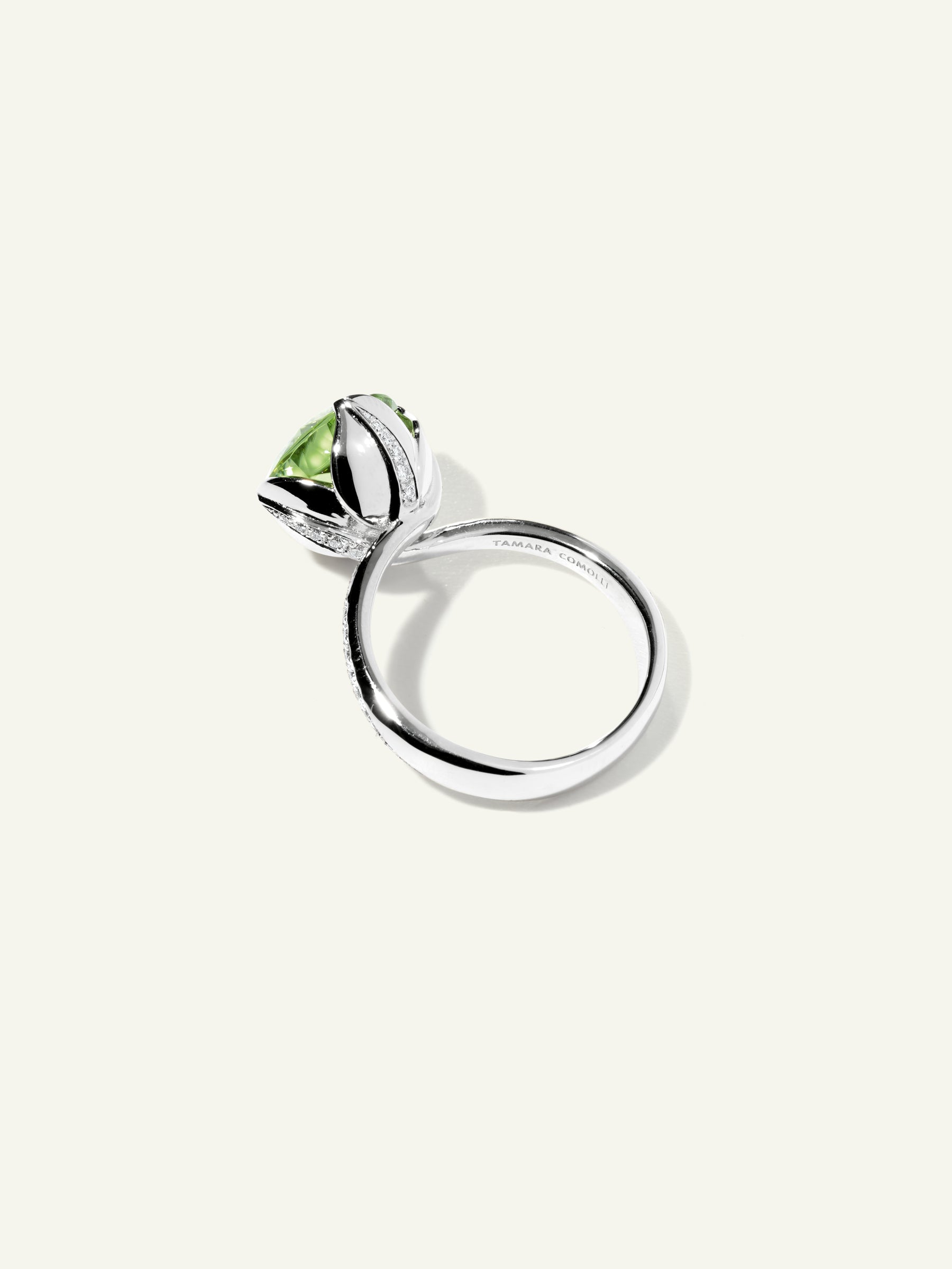 Ring TULIP Tourmaline mint Mint Turmalin