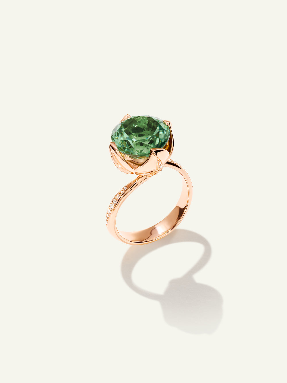 R-TUL-TuMi6-p-rg | TULIP Ring Tourmaline mint