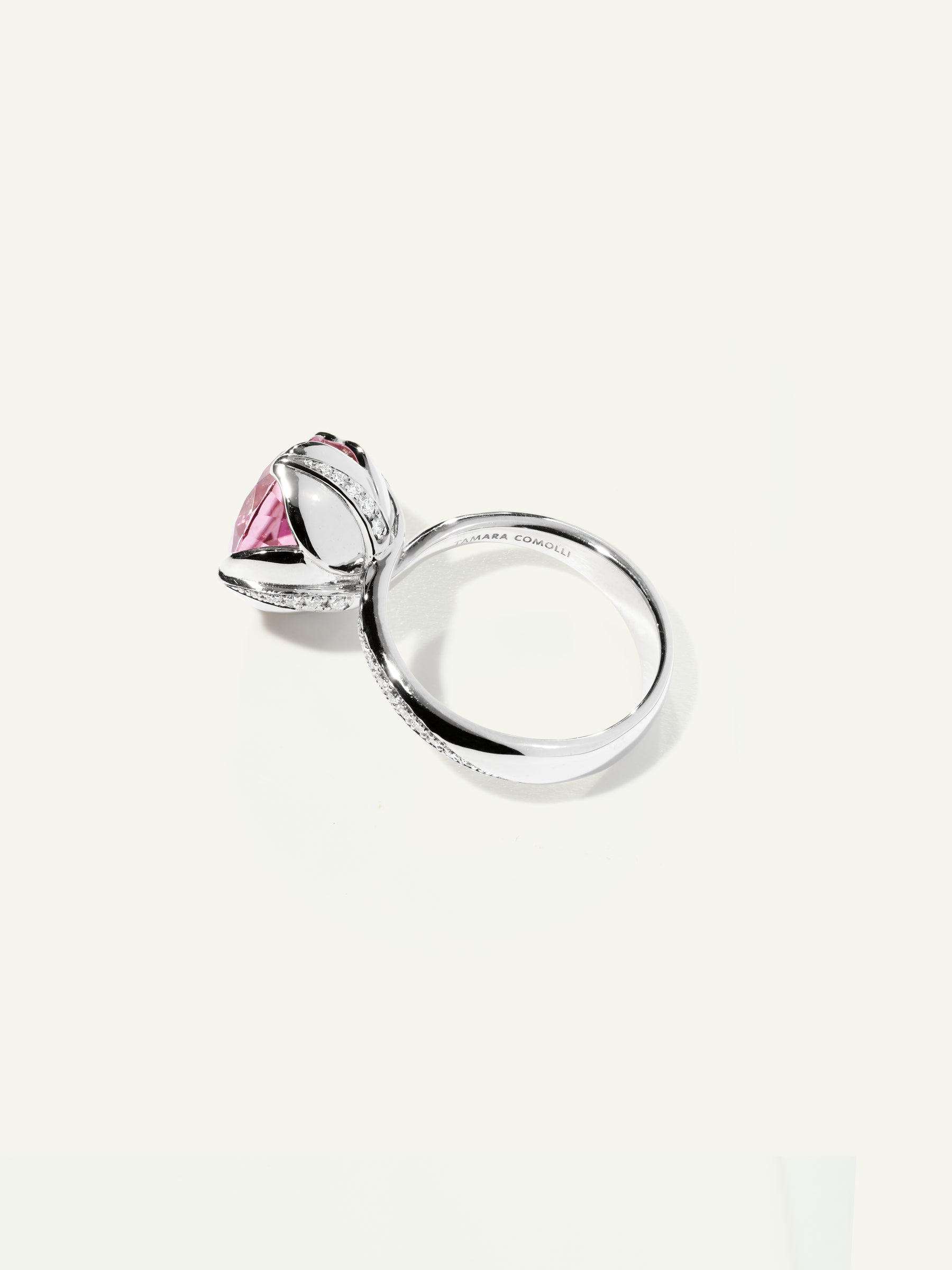 Ring TULIP Tourmaline rose Rosa Turmalin