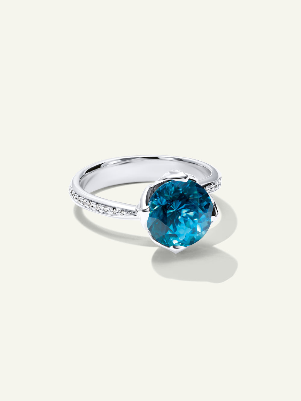 R-TUL-Zir4.72-p-wg | TULIP Ring with Zircon