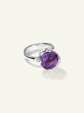 TULIP Ring Large mit Amethyst