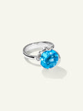 TULIP Ring Large mit Swiss Topas