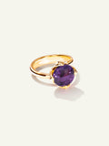 TULIP Small Ring mit Amethyst