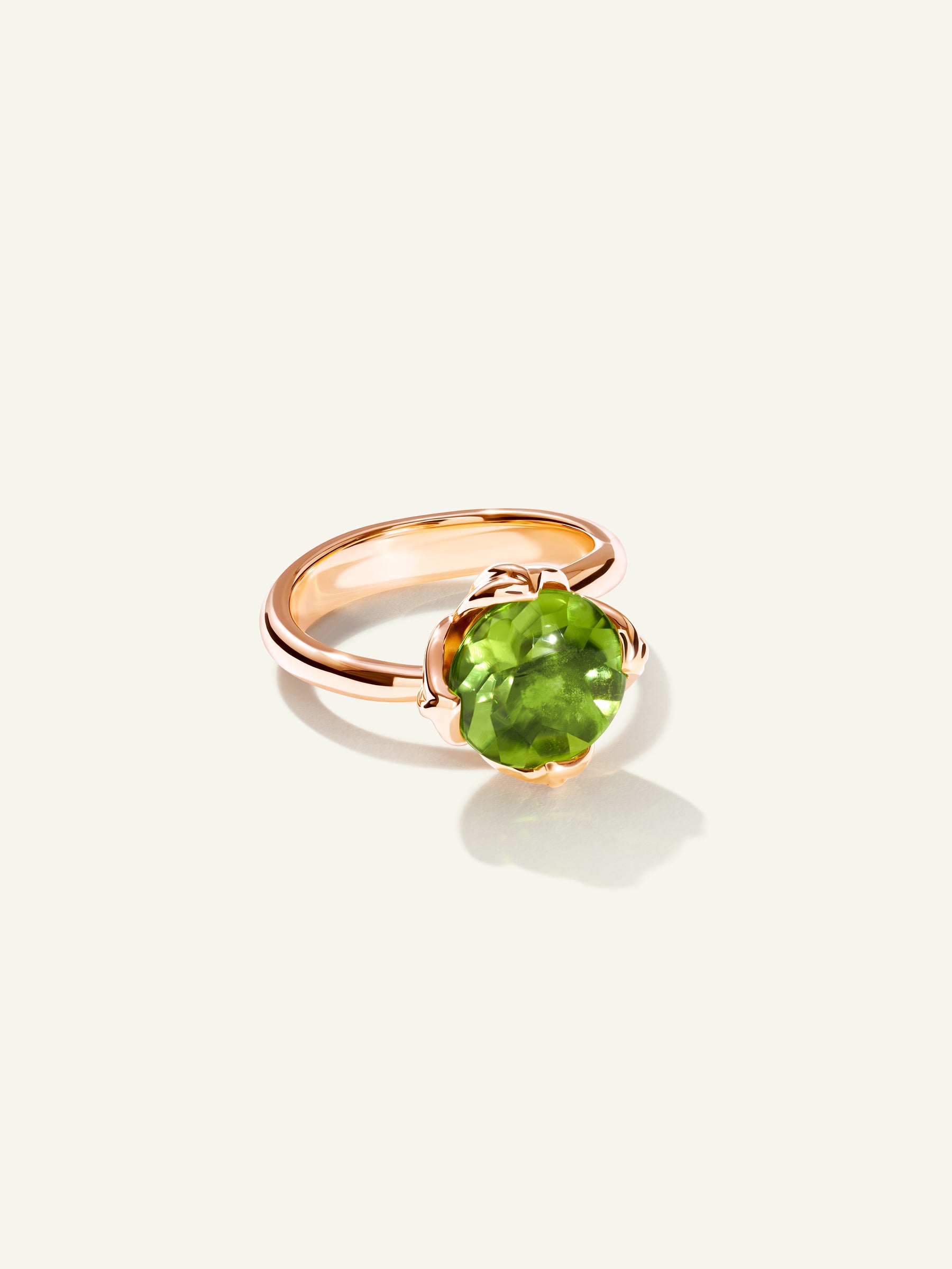 R-TUL-s-Per-rg | TULIP Ring Small with Peridot