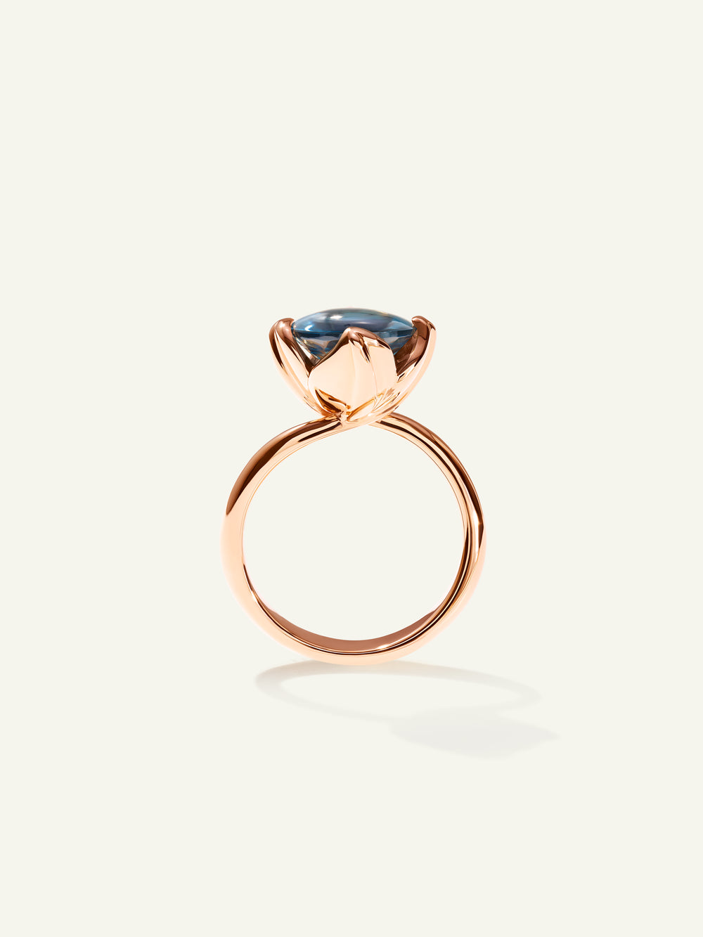 TULIP Small Ring mit London Topas
