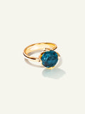 TULIP Ring Small with London Topaz