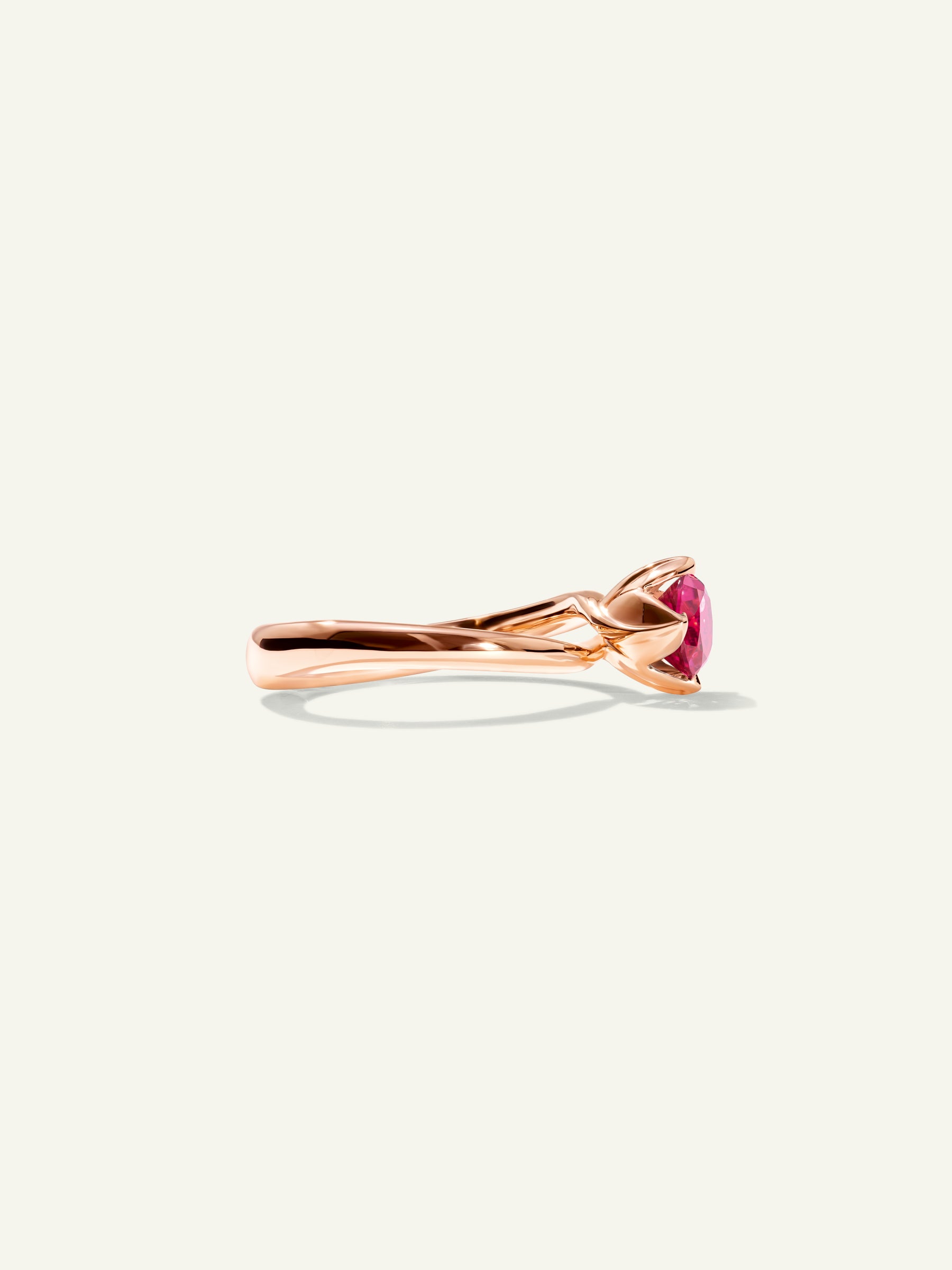 R-TUL-xs-TuRo-rg | TULIP Ring XS with Rose Tourmaline