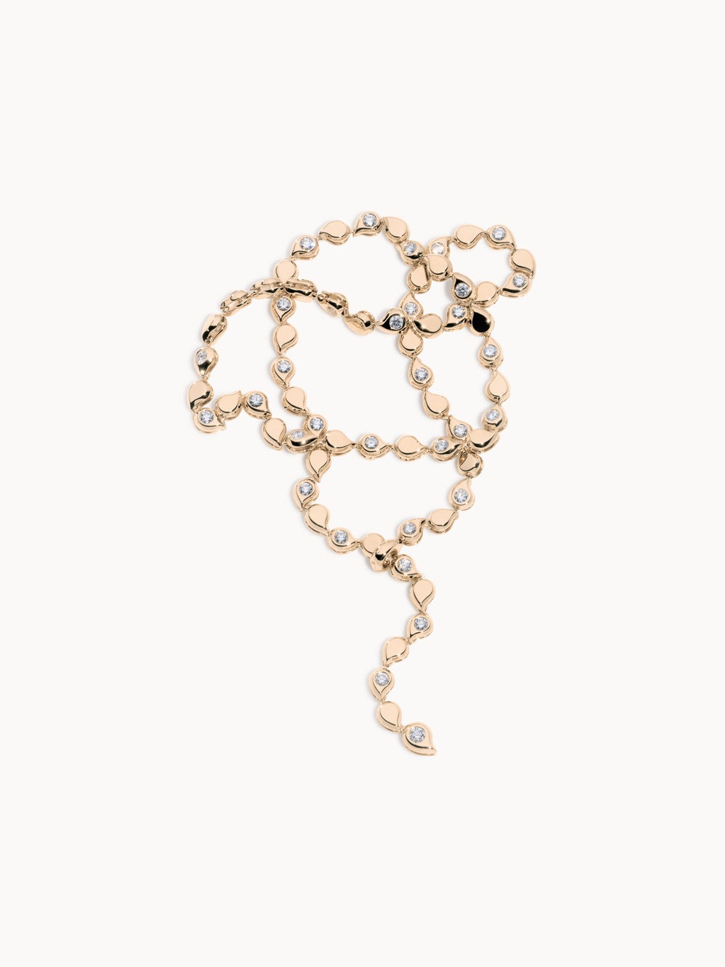 SNOWFLAKES Alternating Rivière Collier Necklace in ‘Classic’
