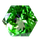 Peridot faceted